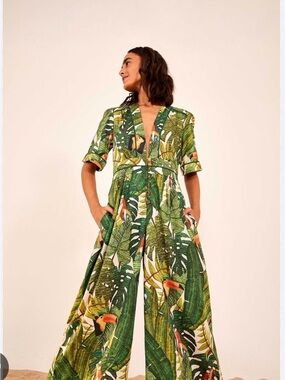 FARM Rio Paradise forest Jumpsuit